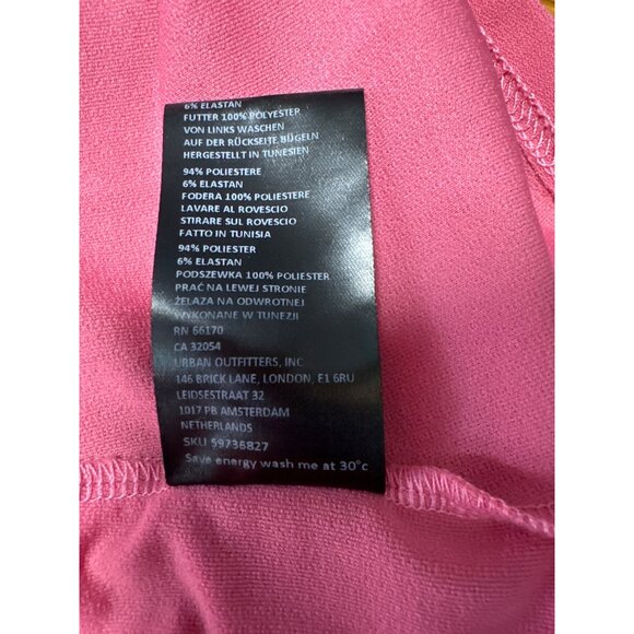 Urban Outfitters Elodie Mesh Floral Mini Short Spaghetti Strap Dress Size L - Picture 7 of 8